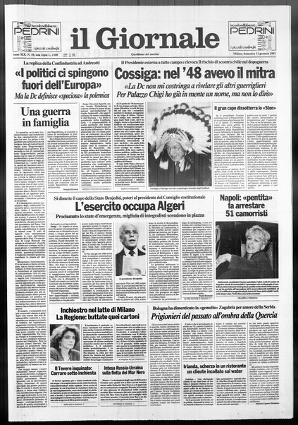 Il giornale : quotidiano del mattino